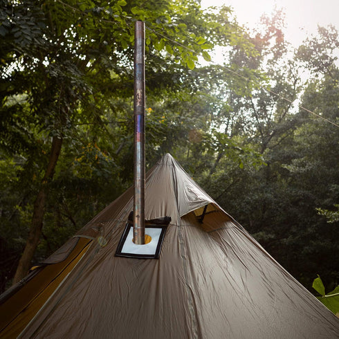 OneTigris Hot Tent Stove Jack, 9" x 7.8"