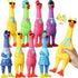 8 Pcs Silly Rubber Chicken Screaming Chicken Dog Toy with Squeaker Large