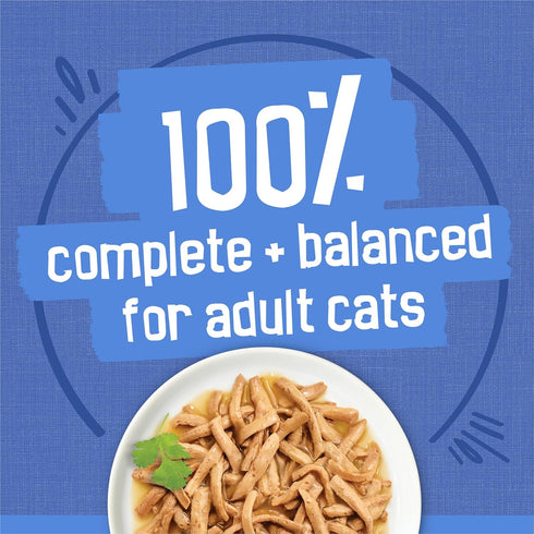Pack, 48 Purina Friskies Wet Cat Food Variety Shreds With Beef, Turkey and Cheese Dinner, Chicken and Salmon Dinner