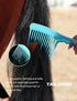 9 Set Harrison Howard Horse Grooming Kit Piece with Tote, Non-Slip Silicone Grip Brush for Horses, Shedding Bathing