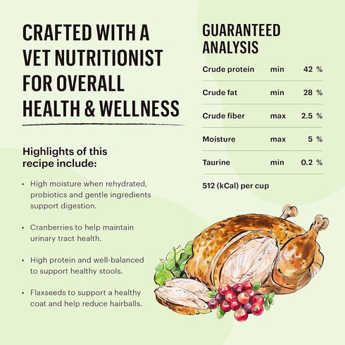 The Honest Kitchen Dehydrated Grain Free Chicken Cat Food, 2 lb Box