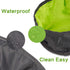 2 Pcs Collapsible Dog Bowls for Travel - Foldable, Portable for Food and Water (Green+Orange)