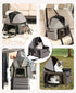 25 lbs, BurgeonNest Top-Expandable Large Cat Carrier, Soft-Sided Cat Bag for Medium & Large Cats Up to Upgraded Small