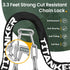 Titanker Security Anti-Theft Bike Chain Lock - 6mm, 8mm, 10mm Thick Chain for Bicycle, Motorcycle, Door