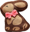 Pearhead Plush Easter Chocolate Bunny Dog Toy, Interactive Soft Squeaker Pet Toy for Dog Owners