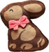 Pearhead Plush Easter Chocolate Bunny Dog Toy, Interactive Soft Squeaker Pet Toy for Dog Owners