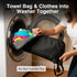 CarryWise 2-in-1 Wet Bag, Changing Mat & Wet Dry Bag with Non-Slip Backing, Water-Resistant Zipper & Towel Lining