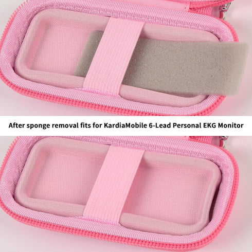 PAIYULE 6L 6L 1L Heart Rate Monitor Case for KardiaMobile / Max Personal EKG Monitor Storage Holder Fits for Cardiac