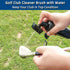 Golf Club Cleaner Brush & Golf Towel - Golf Groove Sharpener Tool with Spray Bottle & Retractable Clip