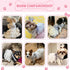 Fashion Pet Dog Dresses, Striped Mesh Puppy Clothes (Blue, X-Small)