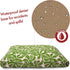 Sage Plantation Small Rectangle Indoor Outdoor Pet Dog Bed with Removable Washable Cover by Majestic Pet Products