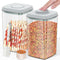 LEAWALK 4.2Qt 2Pack Airtight Dog Cat Food Storage Container and Dog Treat