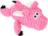 goDog Checkers Just for Me Flying Pig Squeaky Plush Dog Toy with