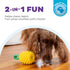 Outward Hound Dental Pineapple Chew Toy, Interactive Treat Stuffer, Durable Stuffable Dog Toy, Yellow
