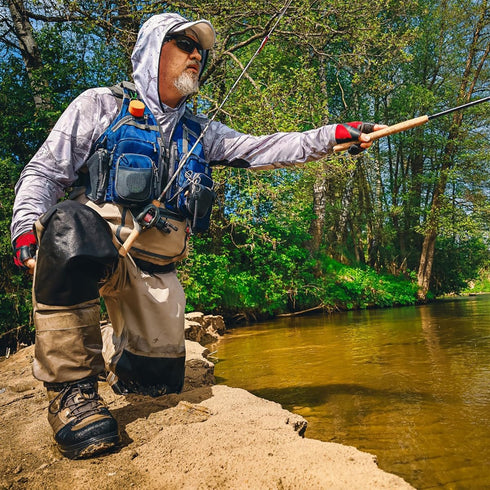Raprance Fishing Vest for Men and Women - Outdoor Activity Fly Bass Fishing Vest Backpack