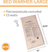 K&H Pet Products Heated Waterproof Pet Bed Warmer, Large Heating Pad for Cat and Dog Beds, Tan