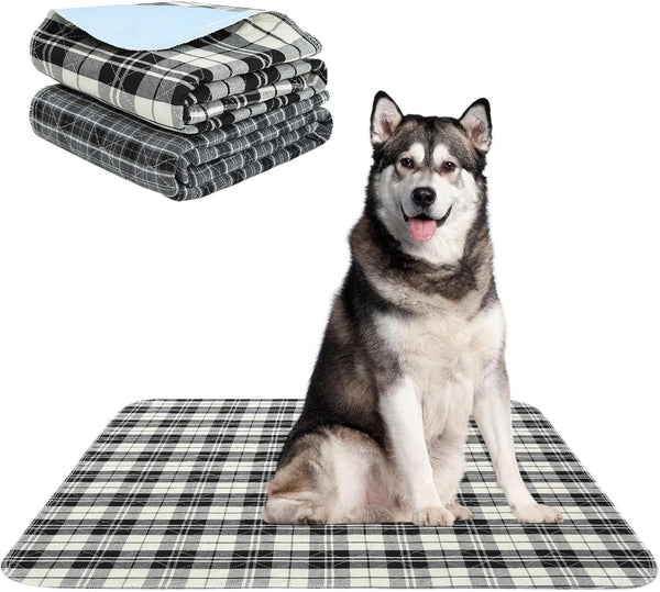 KOOLTAIL Reusable Puppy Pads, 2 Pack Washable Pee Pads for Dogs-Waterproof Non-Slip