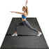 BierBear 4x6ft Gym Floor Mat 10mm Thick - Large TPE/NPE Foam Workout Mat