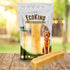 Premium Gold Peanut Butter Flavored Yak Chews by EcoKind Pet Treats | All Natural Himalayan Yak Cheese Dog Chew