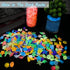 100pc Pink Glow Rocks for Fish Tank, Luminous Stones for Aquarium Decor and Pathway