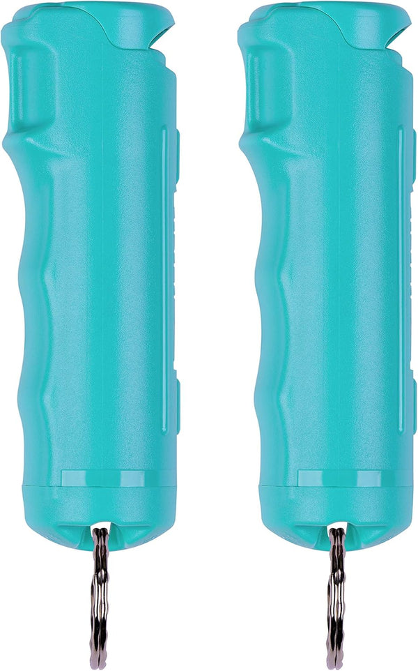 SABRE Pepper Spray with Fast Flip Top, Maximum Police Strength OC Spray, Key Ring for Easy Carry, 0.54 fl oz