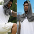 Sukeen Grey Cooling Hoodie Towel - Quick Drying Absorbent Neck and Face Wrap for Sports