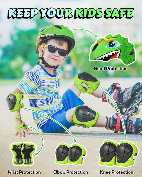 VICTGOAL Toddler Kids Bike Helmet - Lightweight 3D Bicycle Helmet for Boys and Girls Age 3-8, Multi-Sport Scooter