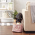 Bone Dry Pet Storage Collection, Lattice Paw Print, Rose, Small Round