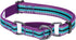 Blueberry Pet 3M Reflective Multi-Colored Stripe Martingale Dog Collar, Small, Violet and River Blue, Heavy Duty