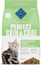 Blue Buffalo True Solutions Perfect Skin & Coat Natural Dry Food for Adult Cats, Salmon, 11-lb. Bag