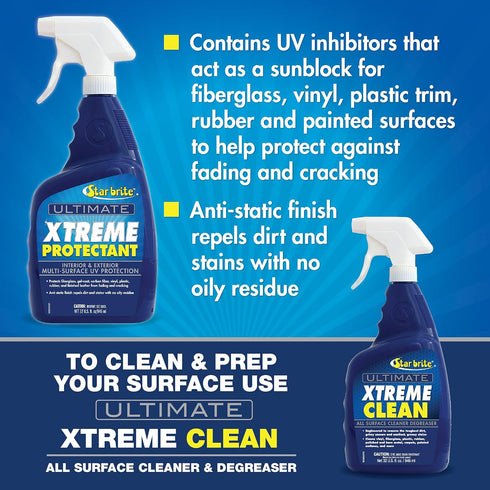 32 OZ (098832) STAR BRITE Ultimate Xtreme Protectant - Superior UV Protection for Fiberglass, Vinyl, Plastic, Rubber