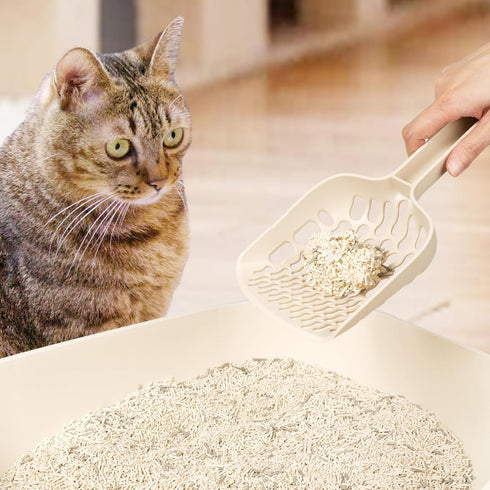 Lady N - Infinity Cat Litter Scoop, Easy Sifting with 8-Shaped Hole Design, Durable ABS Plastic