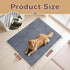Bhyhok 74 60 0.3inch * * Dog Crate Floor Protection Mat Kennel Mat to Protect Floors Non-Slip Absorbs Urine Water