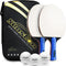Senston Ping Pong Paddles, Premium Table Tennis Racket Set of 2 with 3 Balls for Indoor/Outdoor Play