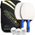 Senston Ping Pong Paddles, Premium Table Tennis Racket Set of 2 with 3 Balls for Indoor/Outdoor Play