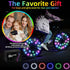 LED Bike Wheel Lights, 2-Tire Pack Bicycle Lights with Batteries Included, Stocking Stuffer Birthday Gift for Kids