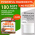 3 (180Ct) STRELLALAB Omega for Dogs - Fish Oil Treats - Allergy & Itch Relief Skin & Coat Supplement - Dry Itchy Skin