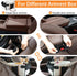 15 Lb Dog Car Seat for Small Dogs Adjustable Portable Center Console Dog Car Seat Removable Cat Booster Cars Seats