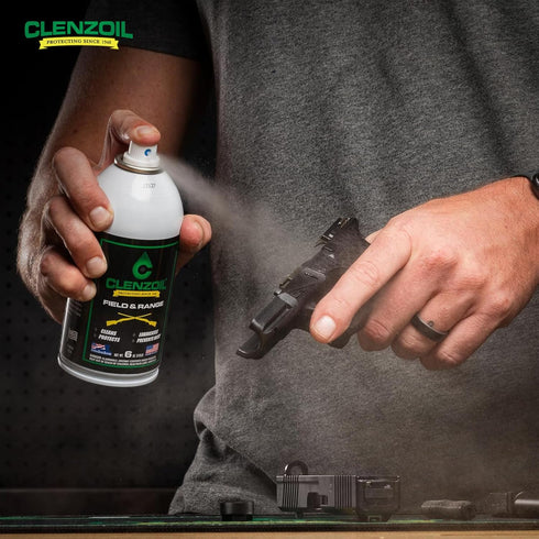 6 oz CLENZOIL Field & Range Aerosol - CLP Gun Lubricant - Premium Firearm Maintenance - Rust Preventative - Aerosol