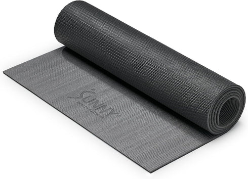 Sunny Health & Fitness Anti-Slip Yoga Mat, Durable Non-Slip Lightweight for Yoga, Pilates, and Floor Workouts