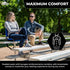 17" Cascade Mountain Tech Stadium Seat - Lightweight, Portable Folding Chair for Bleachers and Benches - Navy