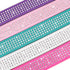 Rhinestones Dog Collars - 2" Wide Sparkly Crystal Studded PU Leather Collar for Medium and Large Dogs, 5 Rows