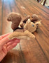 Hide and Seek Dog Toy, Stuffed Animal Tree House, Burrow Toy for Small Dogs (Replacement Animals, Squirrel)