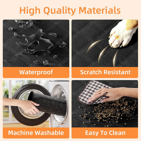 Hammock Simple Trending Dog Car Seat Cover, Back Seat Pet Bed Mat Protector Waterproof Bench Car Seat Cover, Nonslip