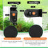 2 hygger Aquarium Glass Cleaner, Magnetic Fish Tank Cleaner Brush with Aquarium Alg-ae Scrapers Floating Strong