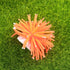 TEHAUX Simulation Sea Urchins Coral, Aquarium Fish Tank Decoration, Elastic Coral Crafts Ornament (Orange)
