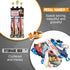 50 40 5 Moxweyeni Race Medal and Bib Display with Trophy Shelf, Wall Mounted Photo Display Board, Ideal Gifts