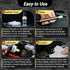 50pcs (1 oz. 2 oz. Gun Oil Cleaner and Lubricant with Cleaning Patches, Airsoft Cleaning Oil Lube, CLP Gun Lubrication