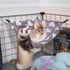 GOMICRAFT Pack 2 Hammock of Hanging Corner with Hooks for Rats, Squirrels, Sugar Gliders, Guinea Pigs, Hamsters