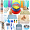 34 Pcs Rabbit Starter Kit Rabbit Litter Box Small Animal Water Bottle